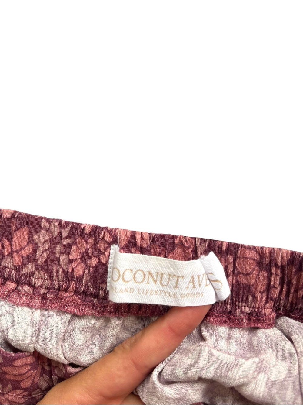 Coconut Avenue Floral Print Midi Skirt Button Down Flowy Small Pink - Picture 11 of 13